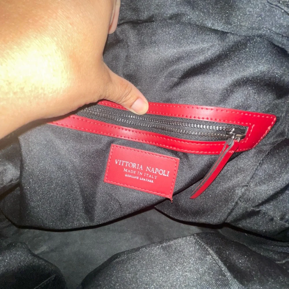 Red backpack - Picture 3 of 4